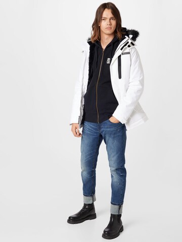 HOLLISTER - Parka de inverno em branco