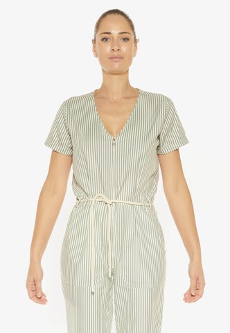 Le Temps Des Cerises Jumpsuit 'PELAGO' in Weiß: predná strana