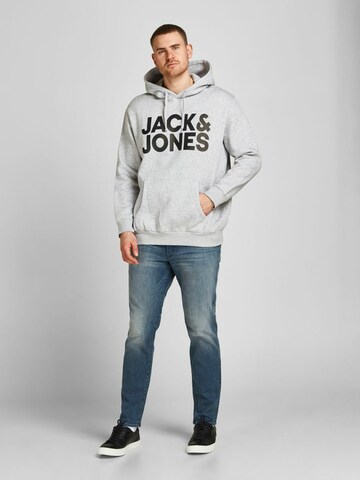 Jack & Jones Plus Sweatshirt 'Ecorp' in Grijs