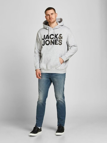 Jack & Jones Plus Collegepaita 'Ecorp' värissä harmaa