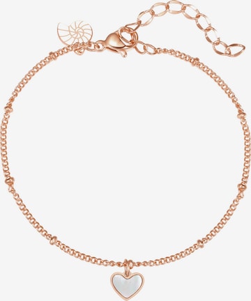 Braccialetto 'Heartbeat' di Hey Happiness in oro: frontale