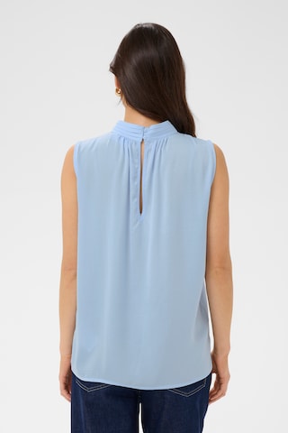 SAINT TROPEZ - Top 'Aileen' en azul