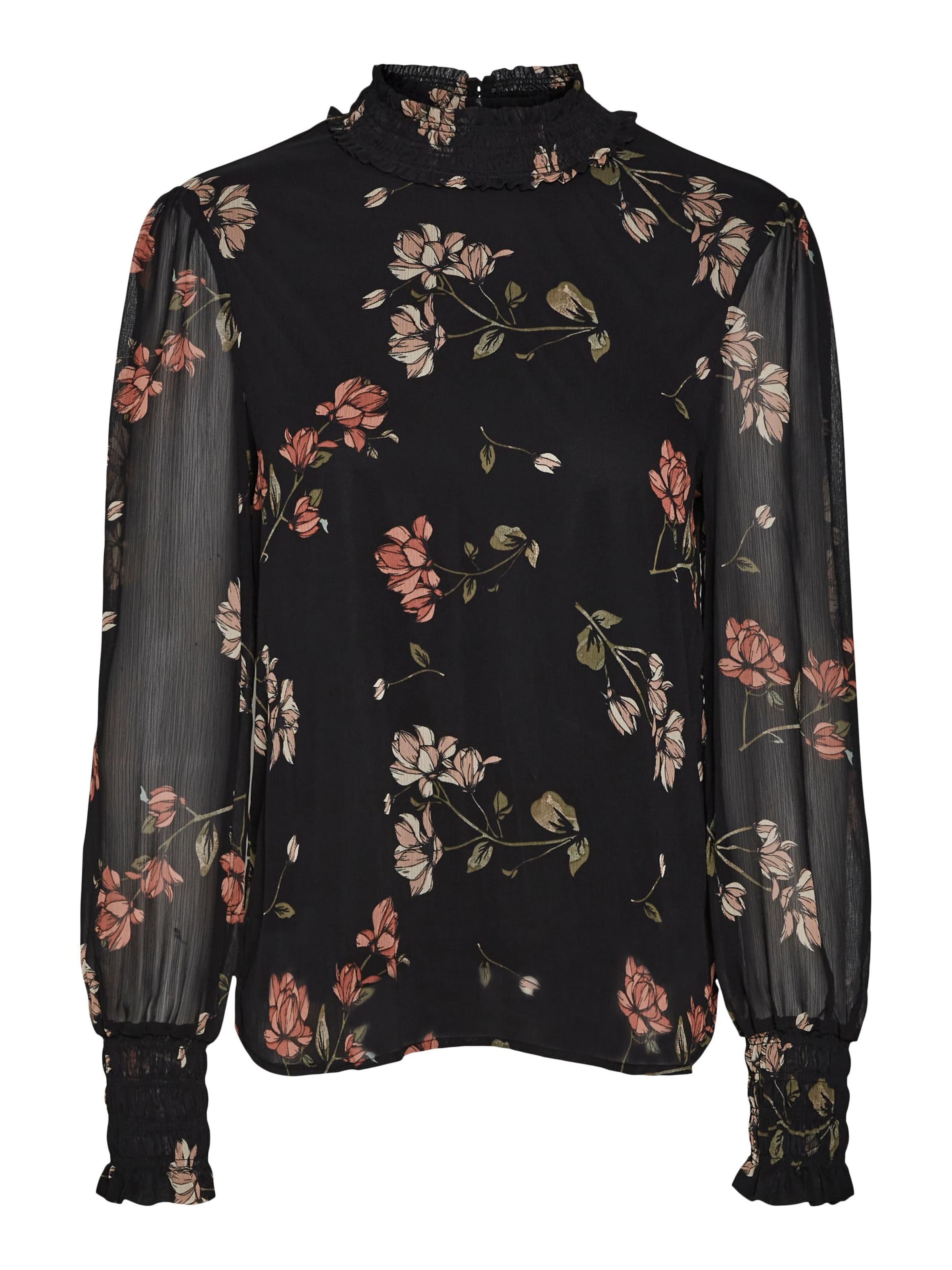 VERO MODA Блузка 'Smilla' в Черный: спереди