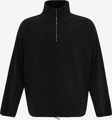 Sweat-shirt Antioch en noir : devant