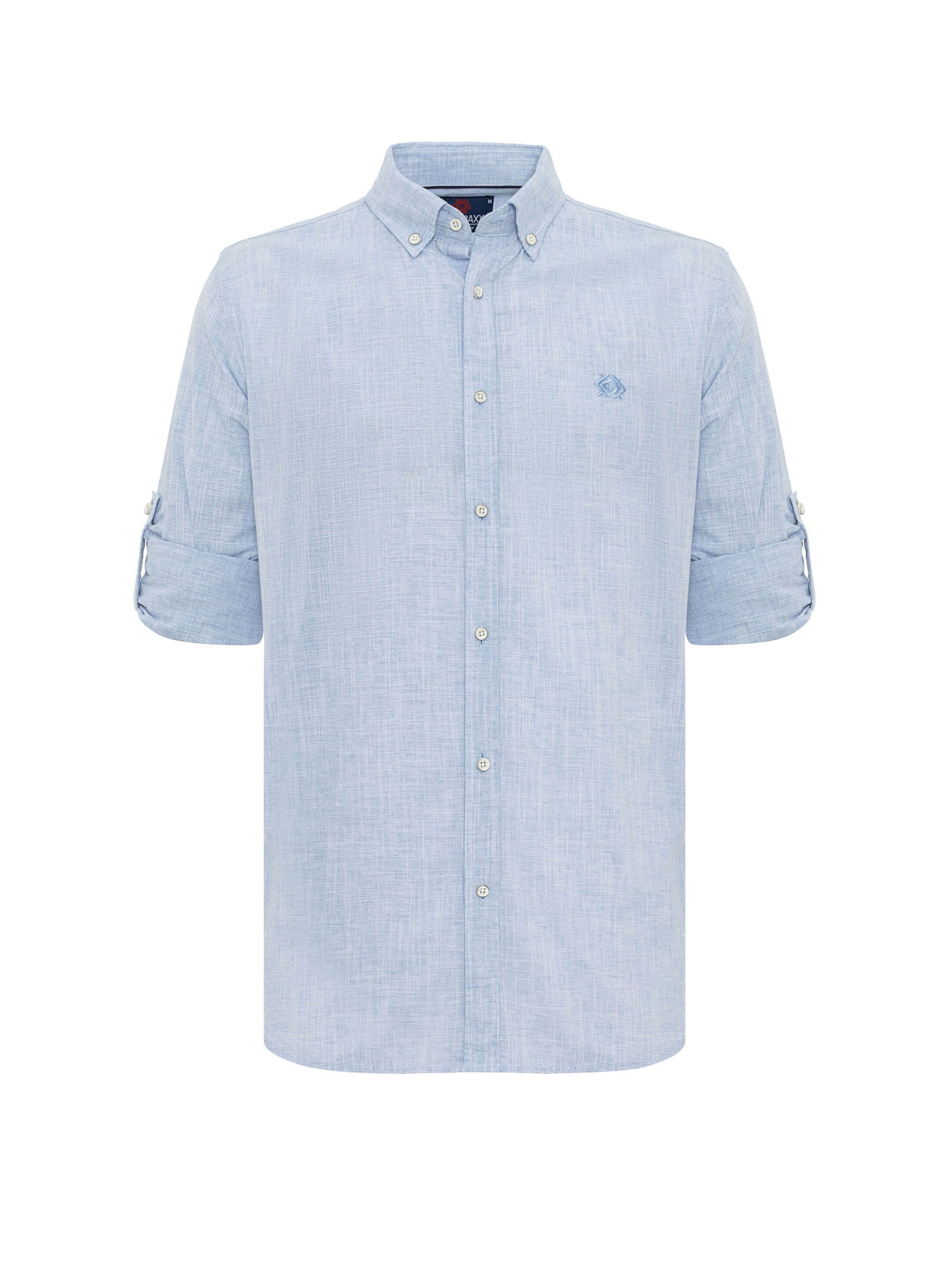 Coupe slim Chemise 'CH199' CIPO & BAXX en bleu