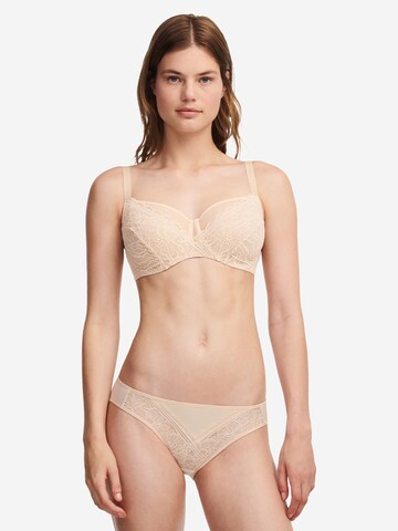 Chantelle Bra 'Floral Touch' in Beige