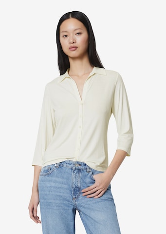 Marc O'Polo Blouse in Wit: voorkant