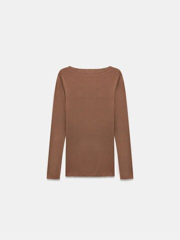 Camicia da donna di Dilvin in marrone: frontale
