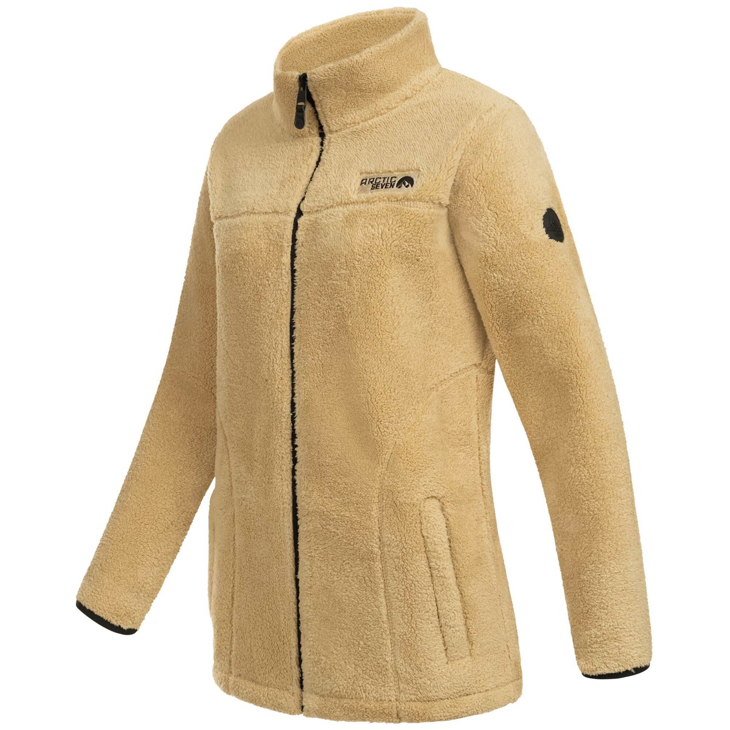 Arctic Seven Fleece jacket 'Sherpa' in Beige