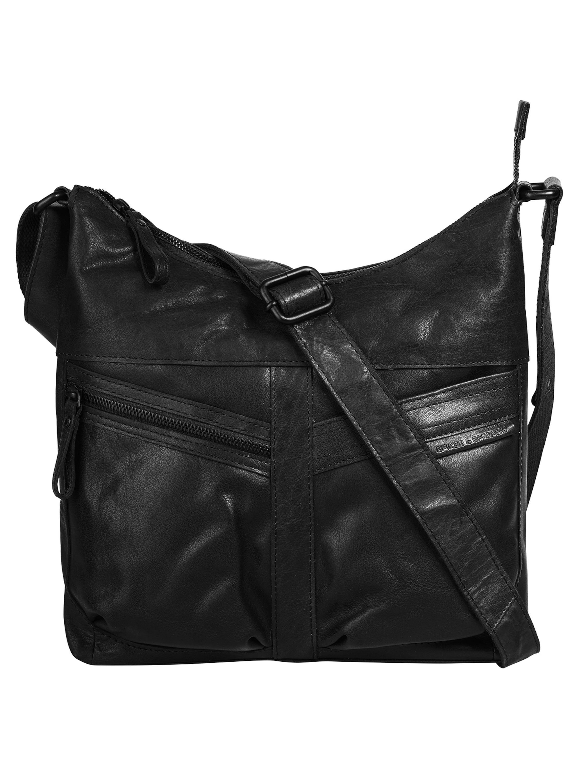 Spikes & Sparrow Umhängetasche‌‌‌‌‌‌ in Schwarz: Vorderseite