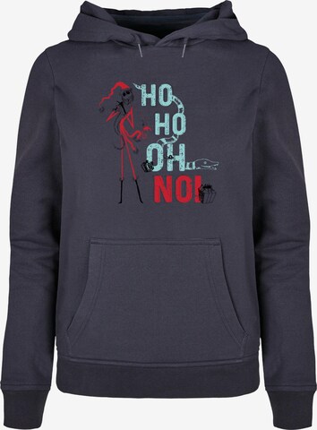 ABSOLUTE CULT Sweatshirt 'The Nightmare Before Christmas - Ho Ho No' in Blau: predná strana