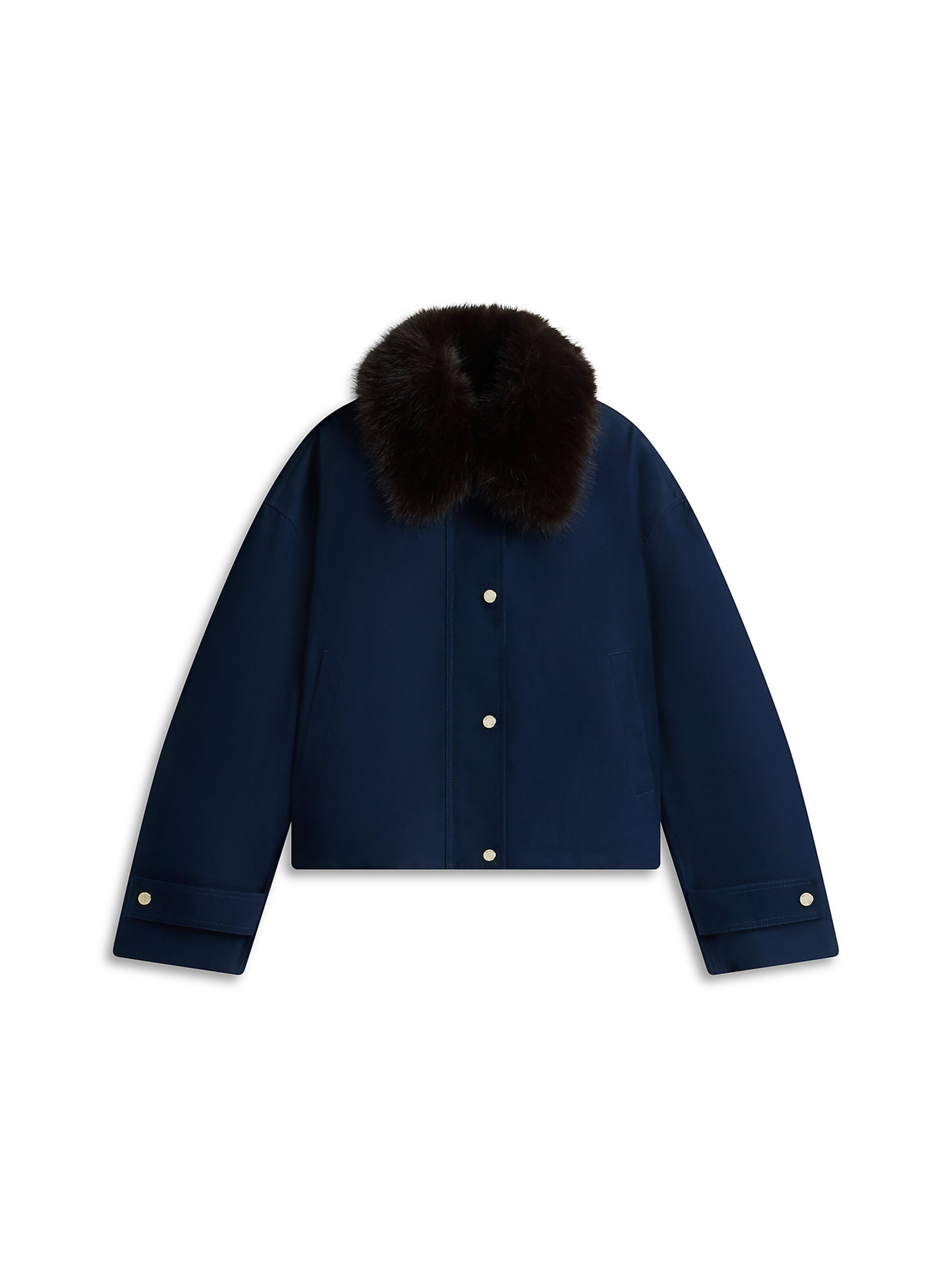 TOMMY HILFIGER Tussenjas in Blauw: voorkant