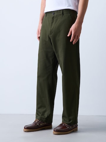 Next Loose fit Chino trousers in Green