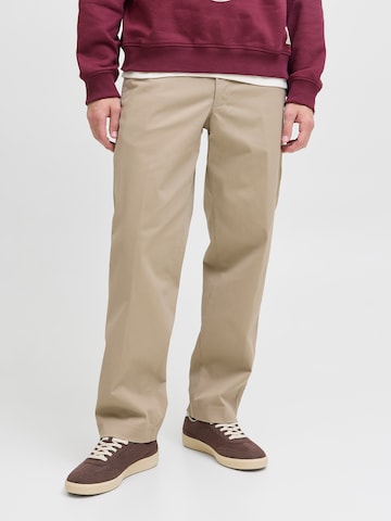 JACK & JONES Свободный крой Брюки-чинос 'JPSTKANE MASON' в Бежевый: спереди