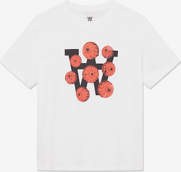 WOOD WOOD - Camiseta 'Ace Eyes' en blanco: frente