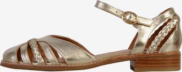 Emilie Karston - Sandalias en gris: frente