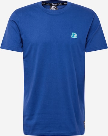 T-Shirt 'Essential' Starter Black Label en bleu : devant