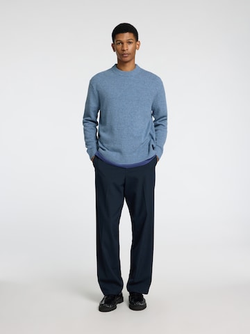 SELECTED HOMME Sweater 'SLHREUBEN' in Blue