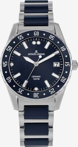 Jacques Lemans Uhr in Blau: predná strana