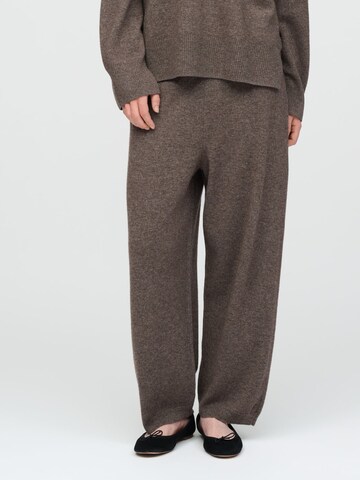 moshi moshi mind - regular Pantalón ' yours ' en marrón: frente