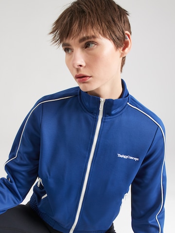 The Jogg Concept Zip-Up Hoodie 'SIMA' in Blue