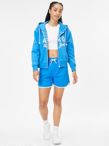 AÉROPOSTALE Sweatjacke in Blau