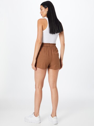 Tally Weijl Loose fit Pleat-front trousers in Brown
