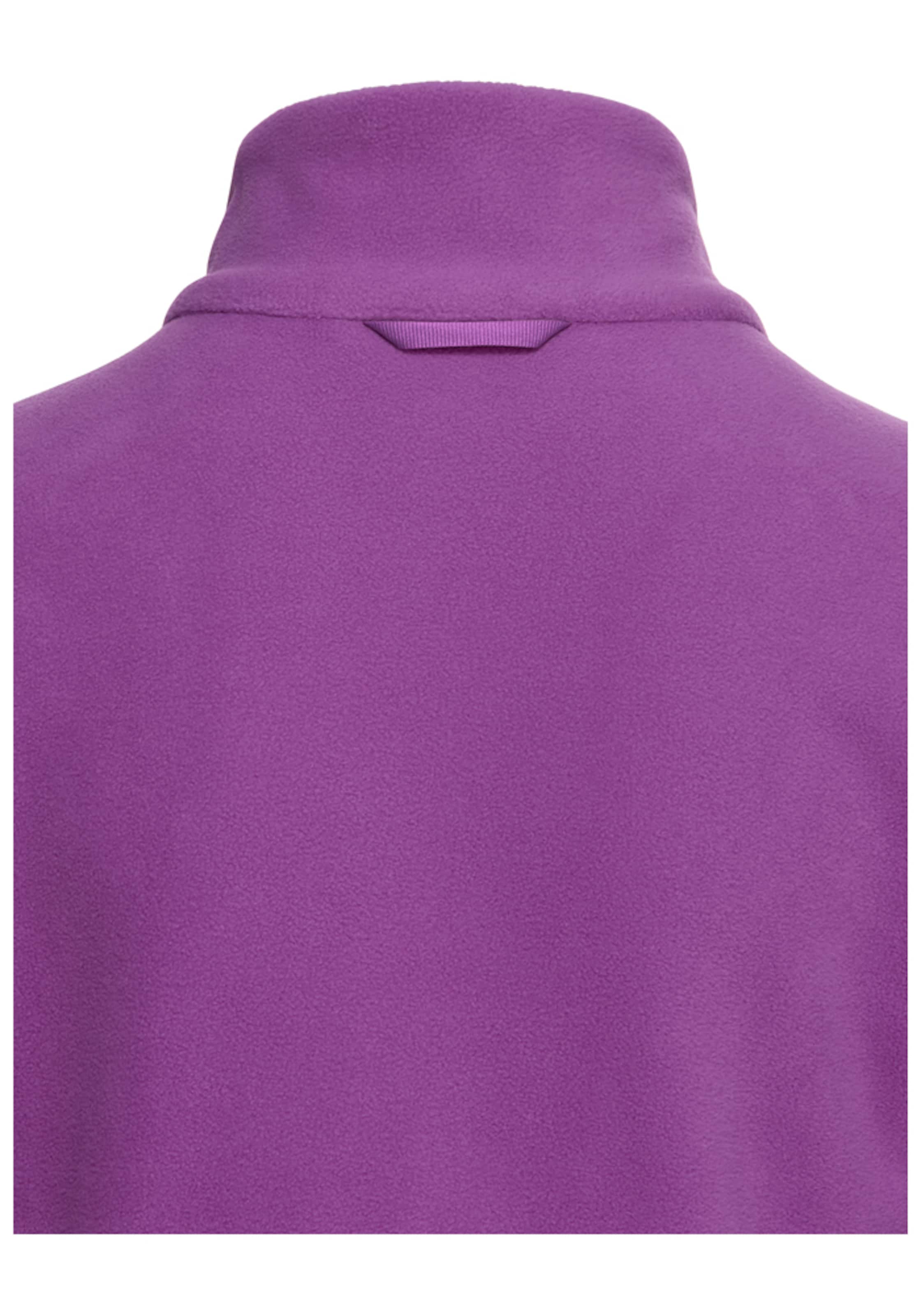 JACK WOLFSKIN Fleece Jacket in Purple