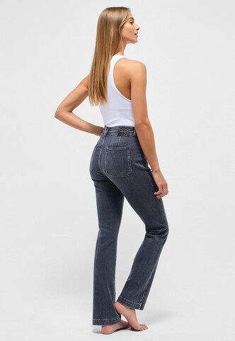 ÆNGELS Bootcut Bootcut Jeans Jeans Pocket Bootcut mit Schmuckdetail in Grau