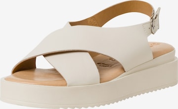 TAMARIS Sandaal in Beige: voorkant