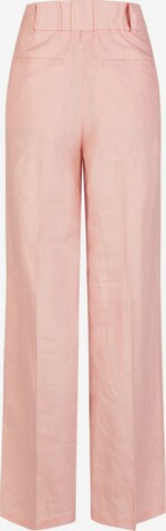 MARC AUREL Loose fit Pleat-Front Pants in Pink