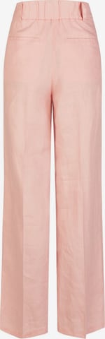MARC AUREL Loose fit Pleat-Front Pants in Pink