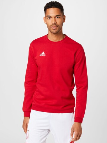 ADIDAS PERFORMANCE Athletic Sweatshirt 'Entrada 22' in Red: front