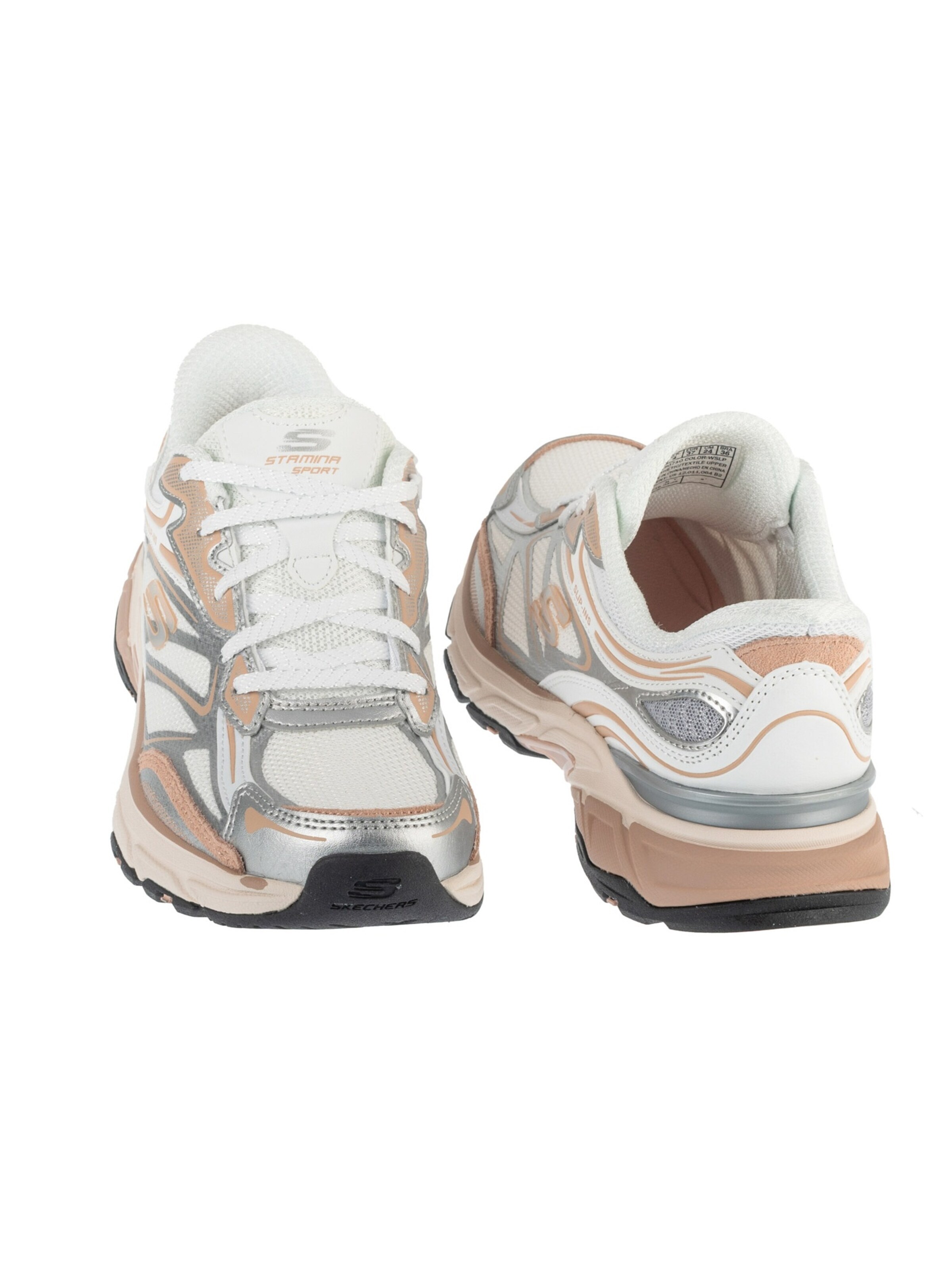 SKECHERS Sneakers laag 'Skechers Slip-Ins: Stamina Sport' in Wit