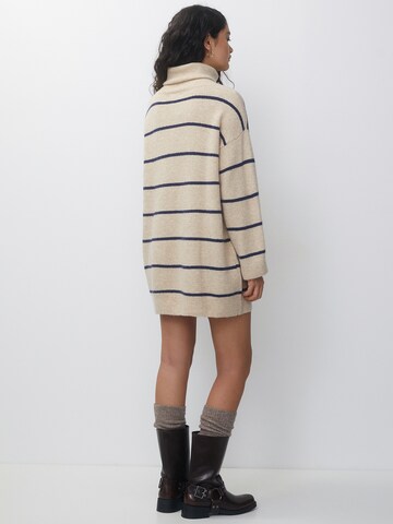 Pull&Bear Knit dress in Beige