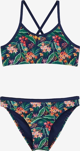 mėlyna WE Fashion Trikampė Bikinis: priekis