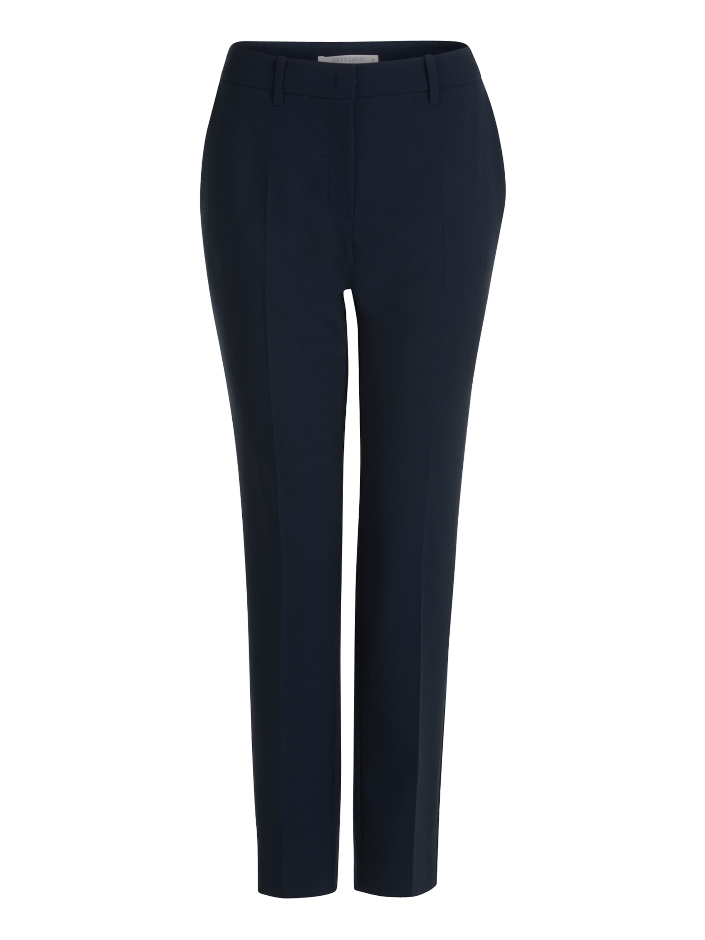 regular Pantaloni con piega frontale di Betty & Co in blu: frontale