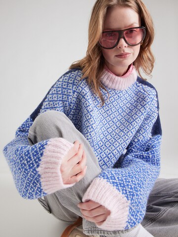 Pull-over 'PCREMIX' PIECES en bleu