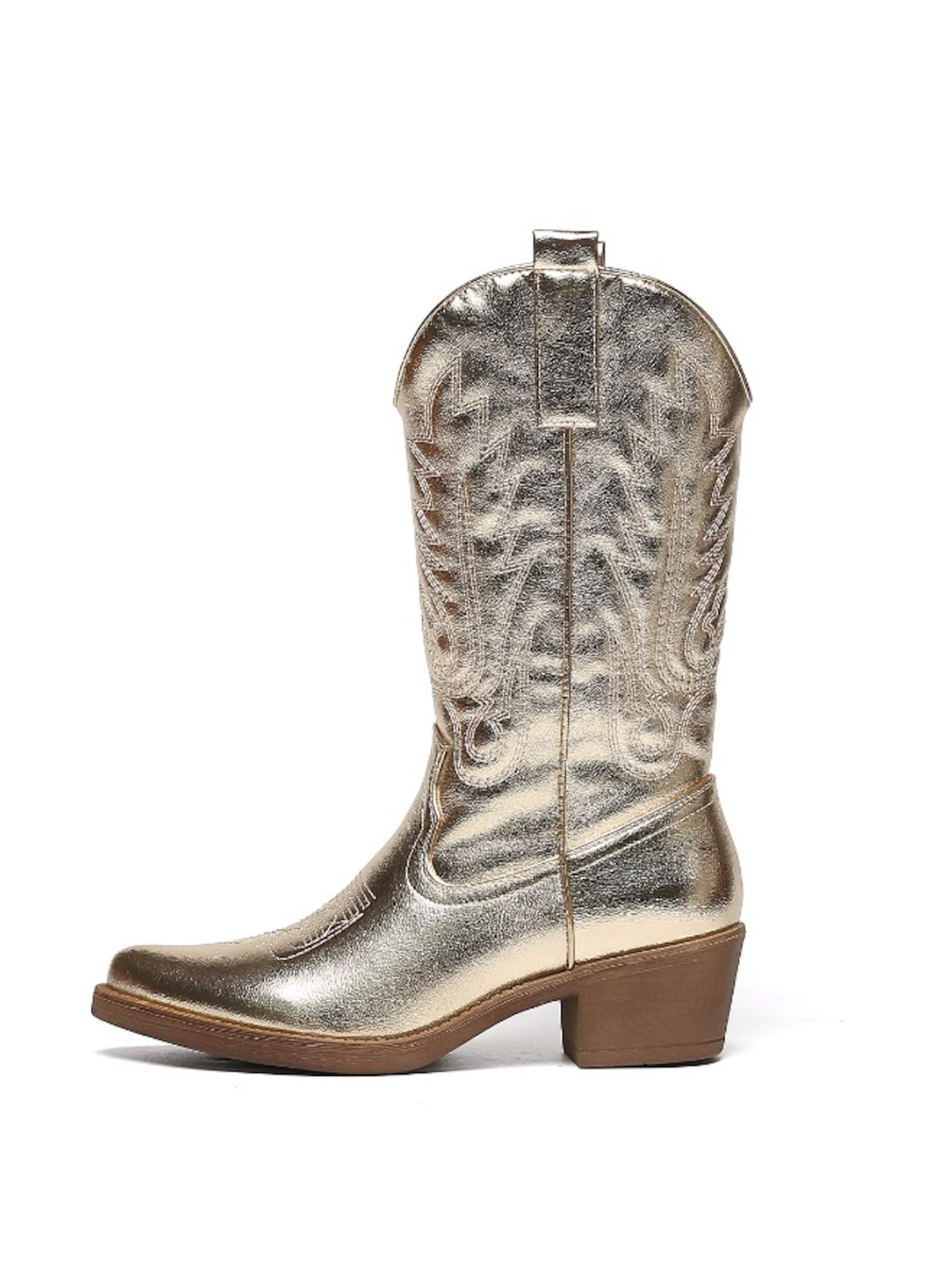 Smile Favorites Boots in Goud: voorkant