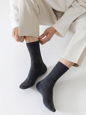 Millo Socken 'Cosy Steps'‌‌‌ in Grau