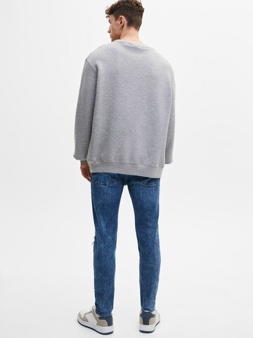 Skinny Jeans de la Pull&Bear pe albastru