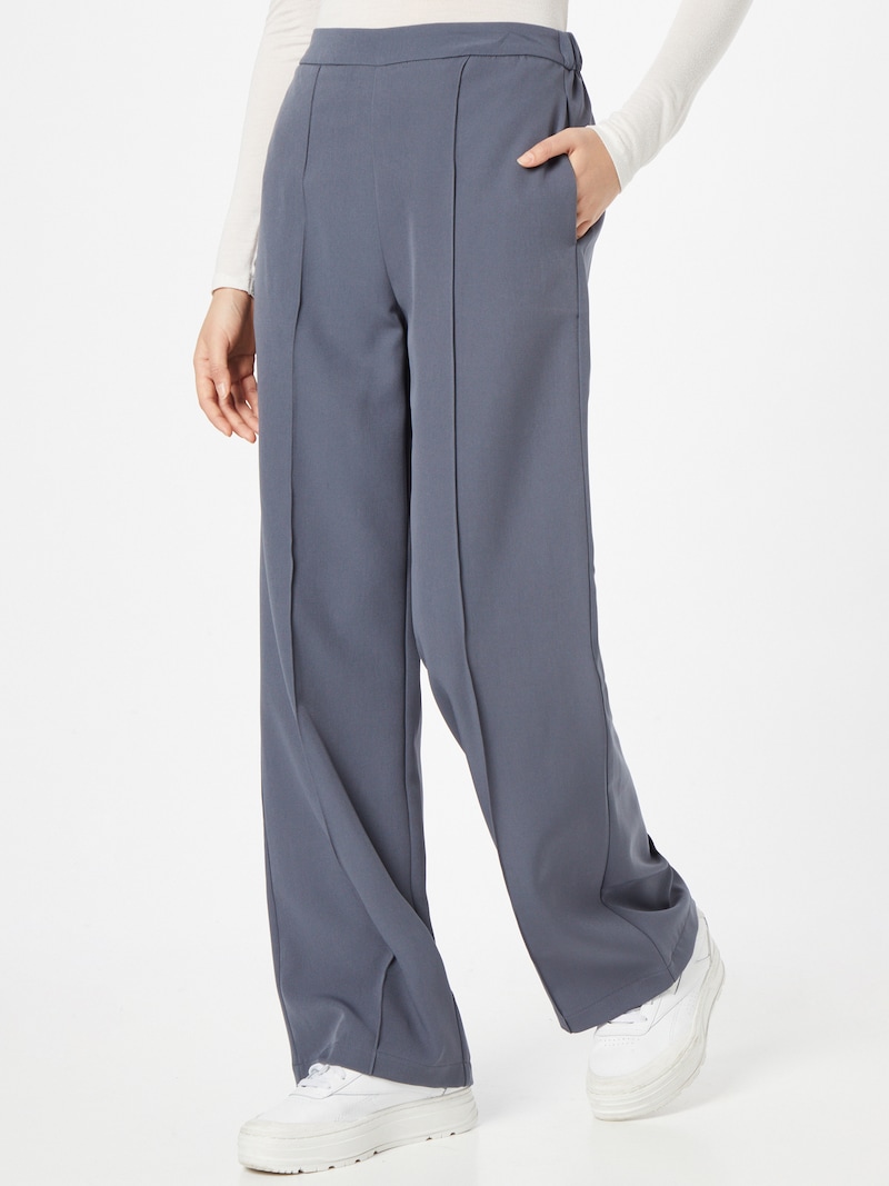 Women Clothing PIECES Fabric pants Dusty Blue