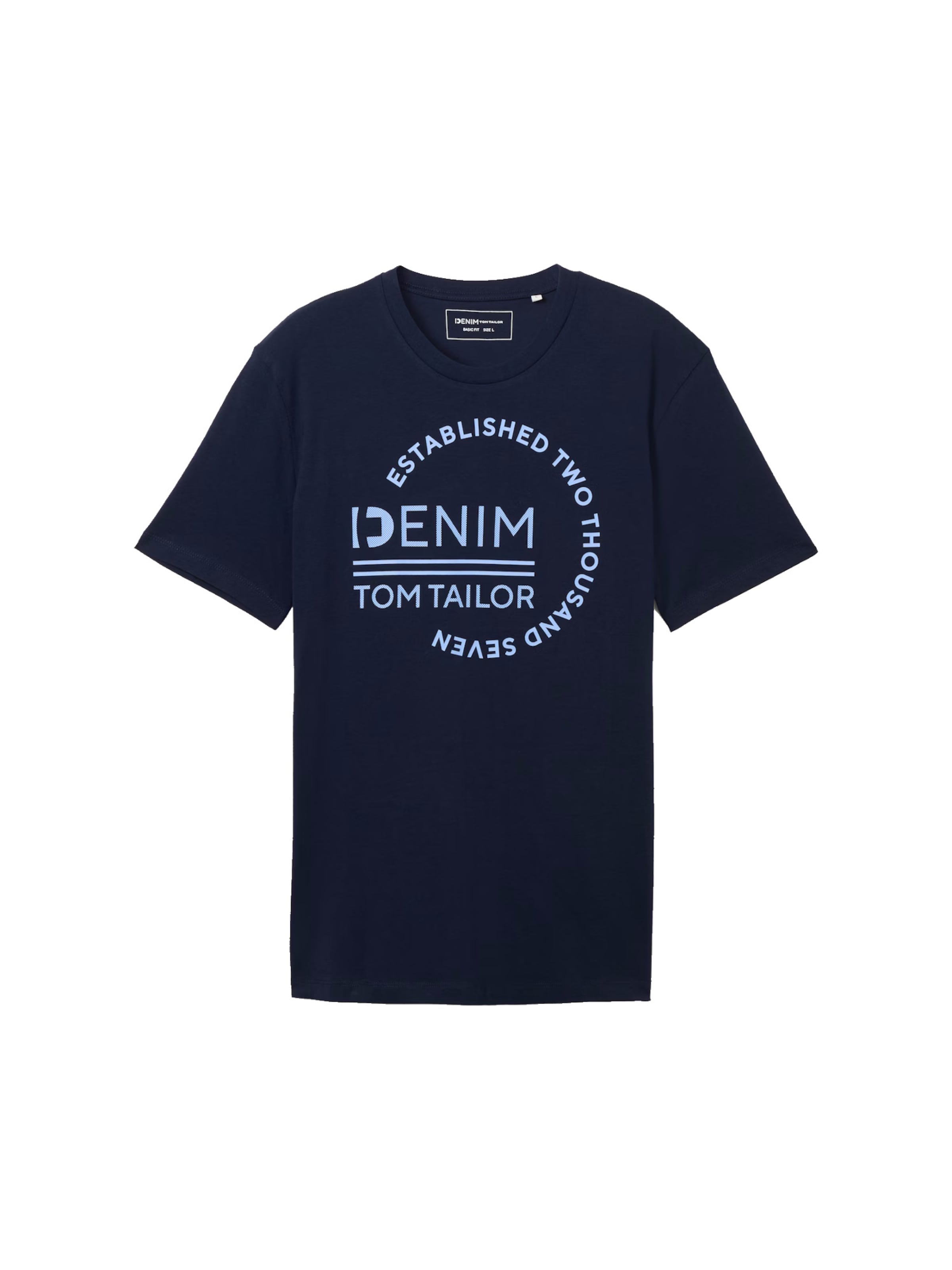 TOM TAILOR DENIM - Camiseta en azul: frente