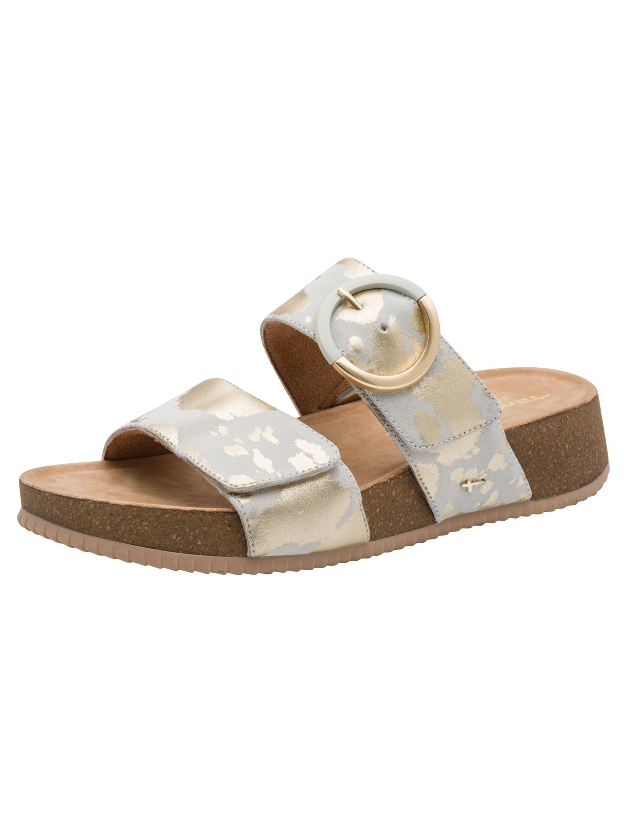 Tamaris Mule in Blue: front