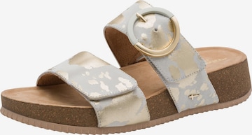 Tamaris Mule in Blue: front