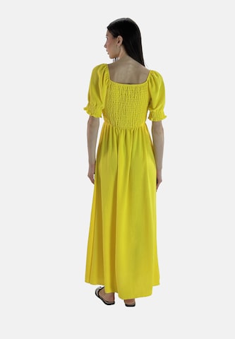 Elara Dress in Yellow