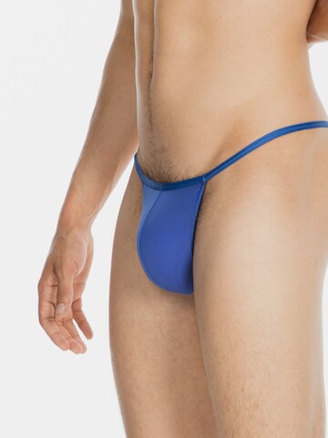 HOM G-String ' Plumes ' in Blau