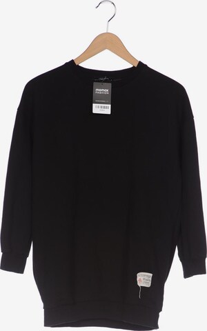 Trendyol Sweatshirt & Zip-Up Hoodie in S in Black: front
