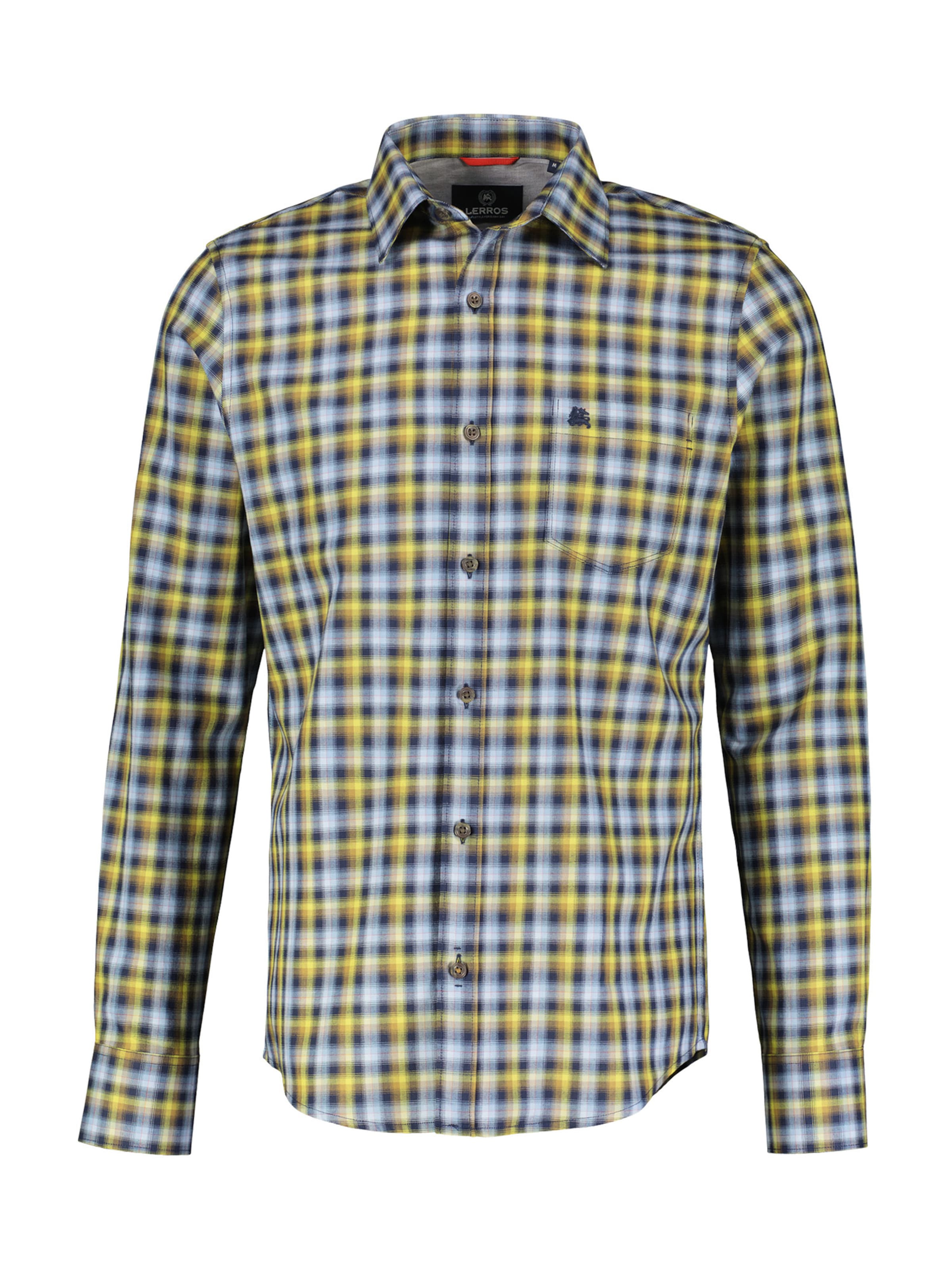 LERROS Regular Fit Hemd in Blau: Vorderseite