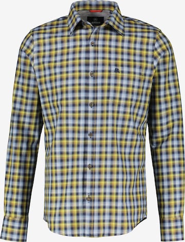 LERROS Button Up Shirt in Blue: front